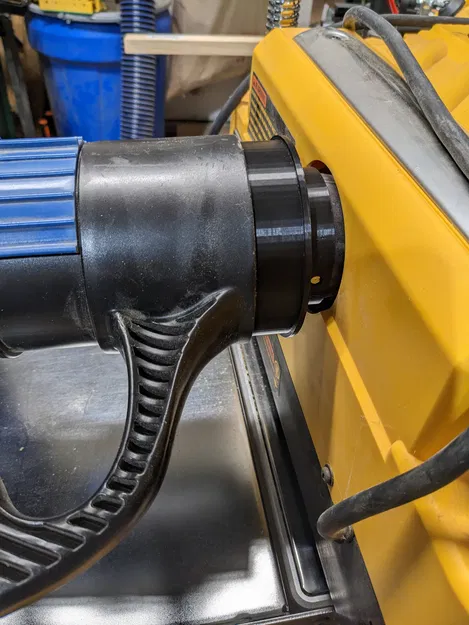 Cổng kết nối máy bào DeWalt tương thích Rockler Dust Right Quick Connect 4" - Image 3