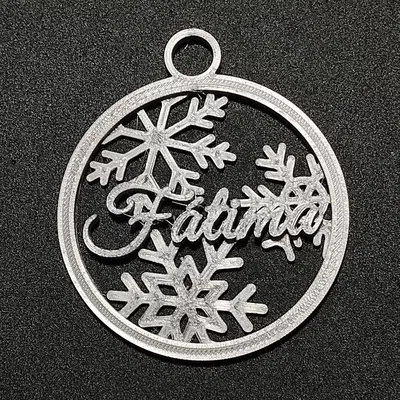 Móc treo quả châu Giáng Sinh - Fátima