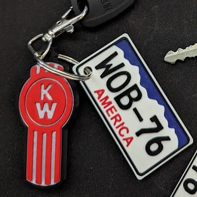 Móc Khóa Biển Số Xe Kiểu Mỹ