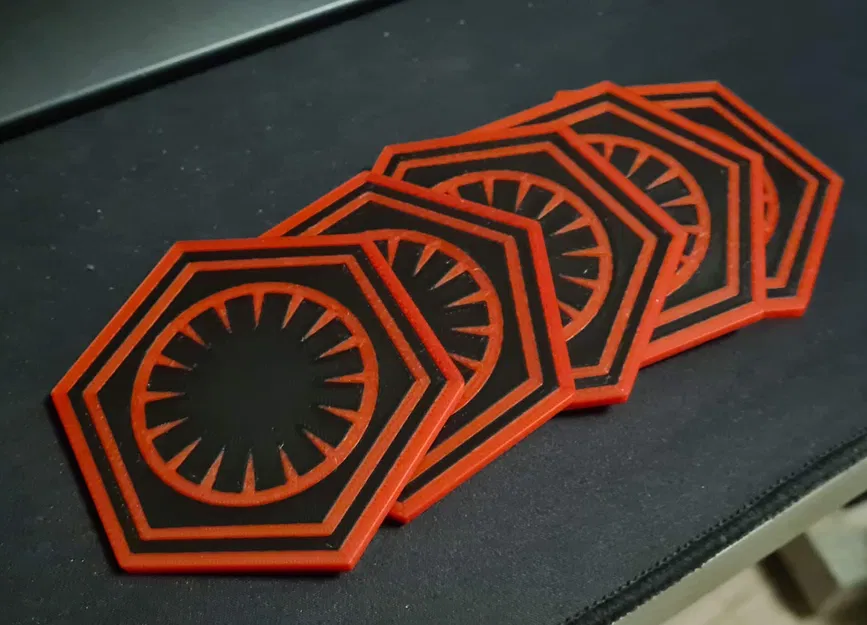 Star Wars - First Order - Đế lót ly đa sắc - Image 1