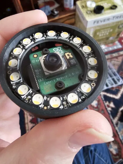 Camera Raspberry Pi 3 kèm Vòng đèn LED 16 bóng - Image 2