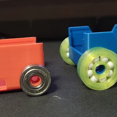 SMARS - Thân máy bay gắn vòng bi, bánh xe, mâm và lốp