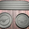 Bộ Bảo Vệ Khay Cốc & Phụ Kiện Mustang 2015 - 2017 - Thumbnail 2