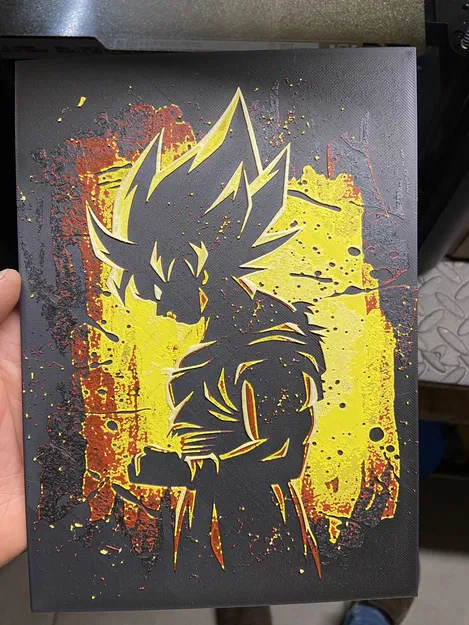 Tranh Sơn Goku 3D - Image 1