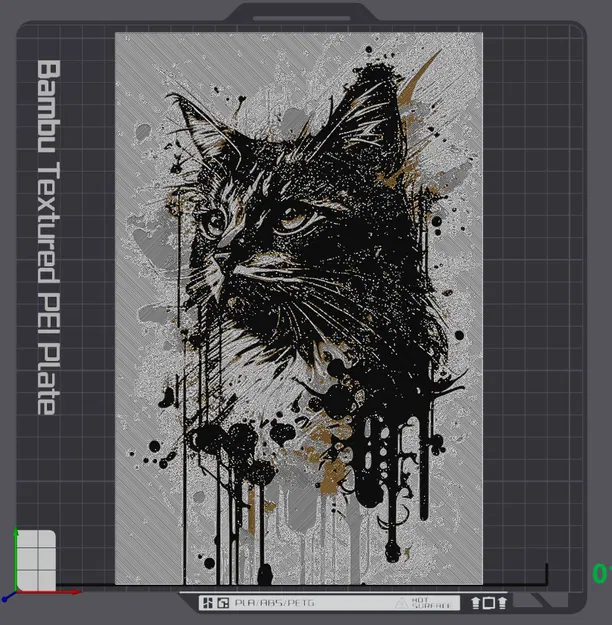 Tranh tô màu 3D hình con mèo / chat - Image 2