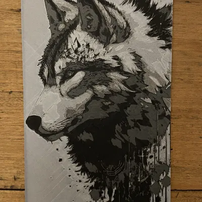 Mô hình Sói / Loup Vẽ 3D