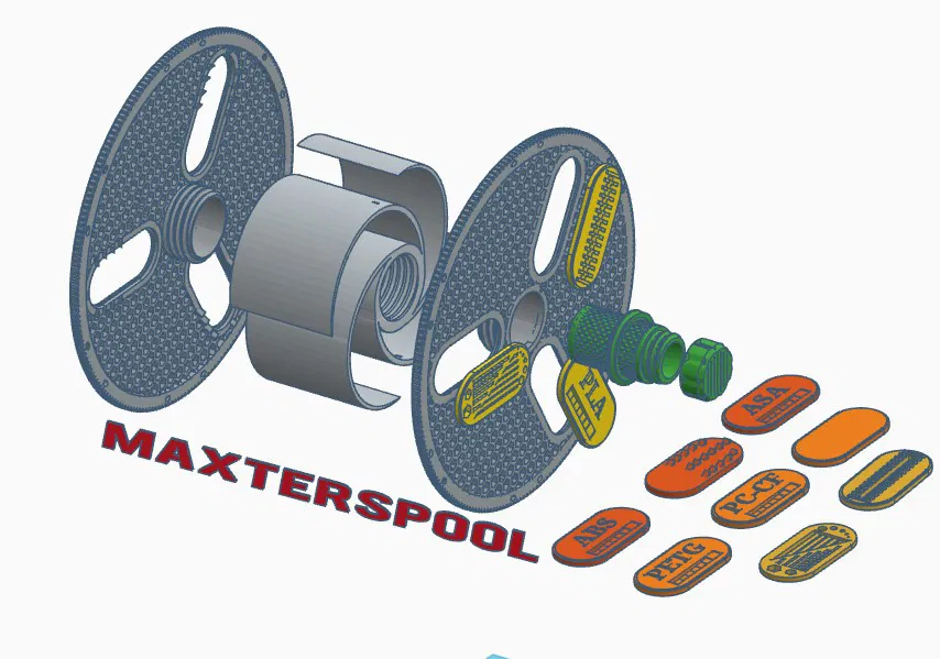 Maxterspool - Cuộn dây đa năng thay thế cho Bambu Lab, eSun, Sunlu - Image 1