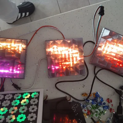 Khung giữ cho Tấm Hilbert Vuông + 8x8 LED
