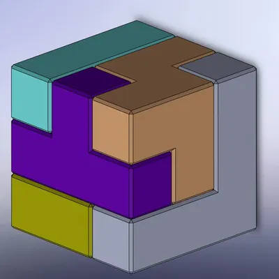 Khối rubik lồng ghép