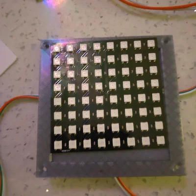 Khung giữ cho Tấm Hilbert Vuông + 8x8 LED