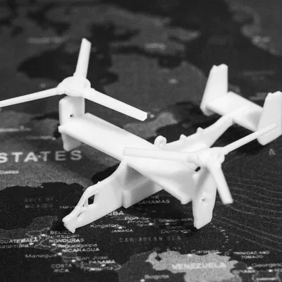 V-22 Osprey Kit Card - Mô Hình Máy Bay Cánh Quạt Nghiêng