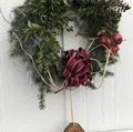 Móc treo vòng nguyệt quế Giáng Sinh cho cửa trước - Thumbnail 1