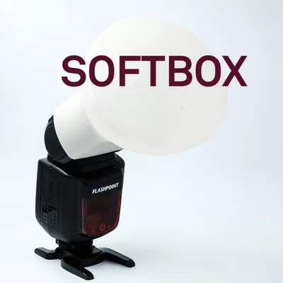 Hộp tản sáng Flash Softbox (Chế độ Vase)