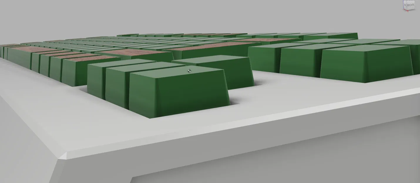 Bàn phím với chi tiết gỗ - Image 3