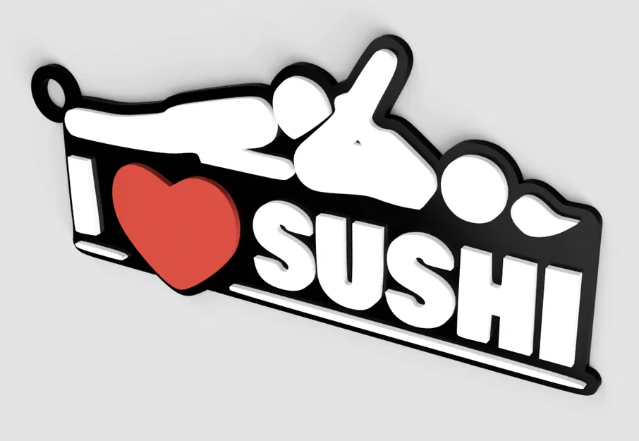 MÓC KHÓA SUSHI NGỘ NGHĨNH - Image 1