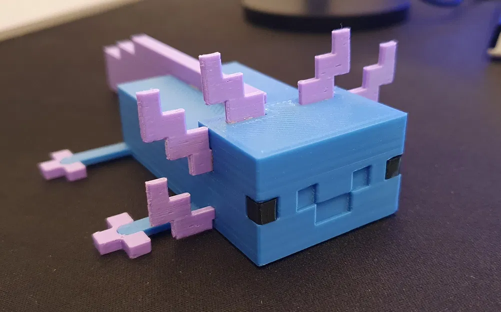 Mô hình Kỳ Nhông Axolotl có miệng - Image 1