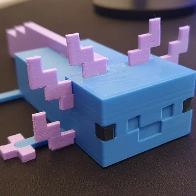 Mô hình Kỳ Nhông Axolotl có miệng