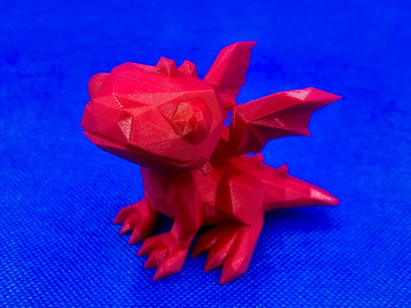 Rồng Dễ Thương Phiên Bản Low Poly - Image 1