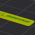 Móc Khóa Boeing 2 Màu Siêu Chất - Thumbnail 1