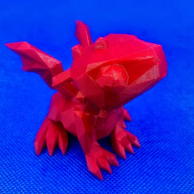 Rồng Dễ Thương Phiên Bản Low Poly