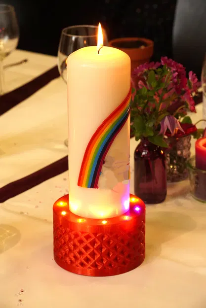 Chân nến có đèn LED - Image 1