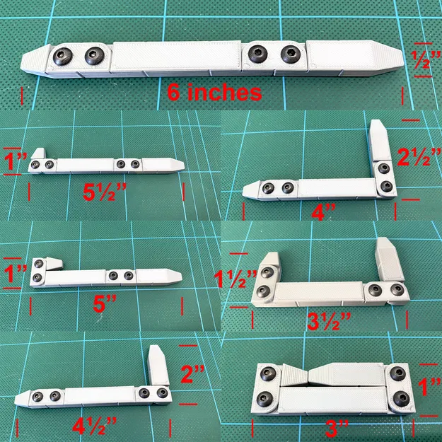 Thước Kẻ Gấp Gọn Cho Game Miniature Để Bàn - Image 5