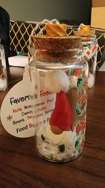 Yêu Tinh Giáng Sinh Trong Lọ / Đồ Trang Trí - Image 1