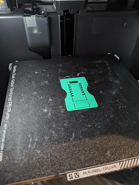 Giá đỡ điện thoại siêu mỏng cỡ thẻ ATM (in liền). Chỉ 5g nhựa! - Image 5