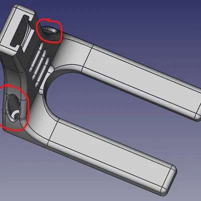 Chân đế giữ Filament có lỗ bắt vít cho nhôm định hình 2020