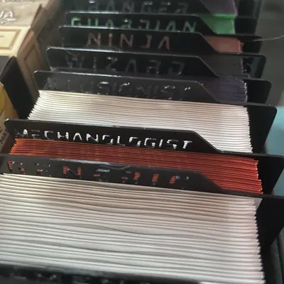 Bộ chia thẻ bài, Bộ lớp FaB, 100mm x 70mm x 1mm