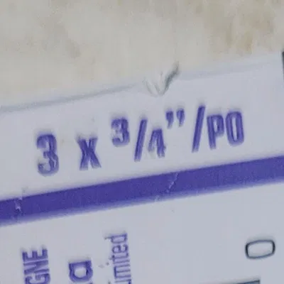 Nắp chụp cho co nối chữ L 3" x 3/4"