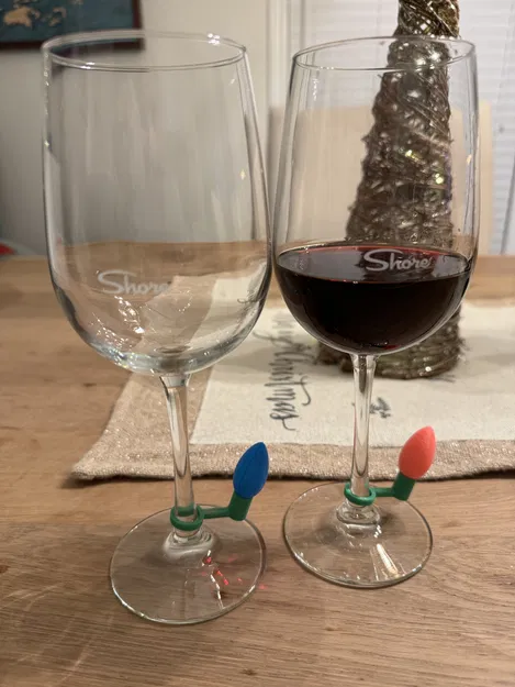 Dây Đèn Giáng Sinh Charm Rượu Vang - Image 1