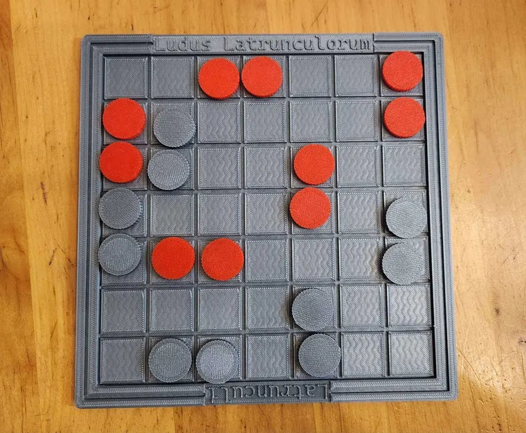 Bàn cờ Ludus Latrunculorum 3D - Image 2