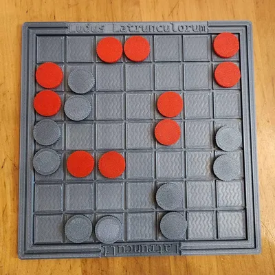 Bàn cờ Ludus Latrunculorum 3D