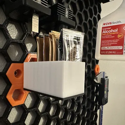 Giá Đỡ Gói Keo & Mỡ Bambu Labs Cho Tường Lưu Trữ Tổ Ong