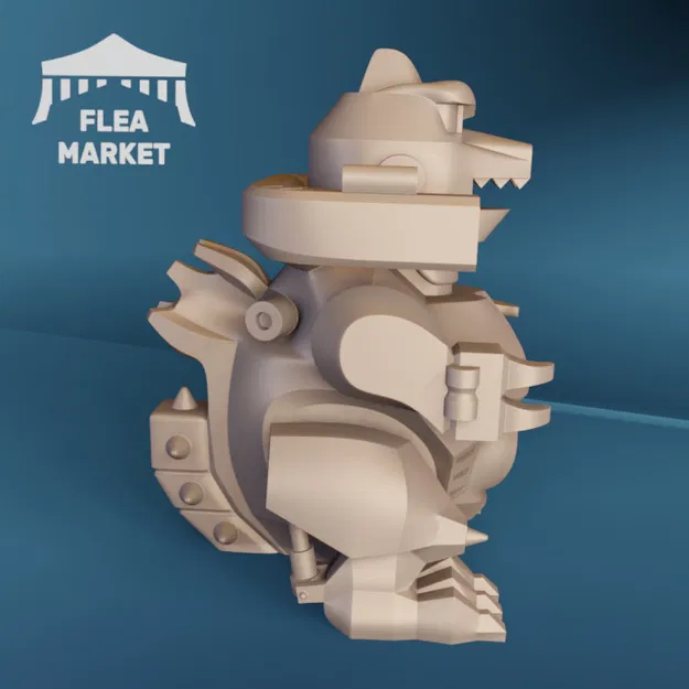 Mô hình Mini Mecha Godzilla bằng nhựa PLA - Image 2