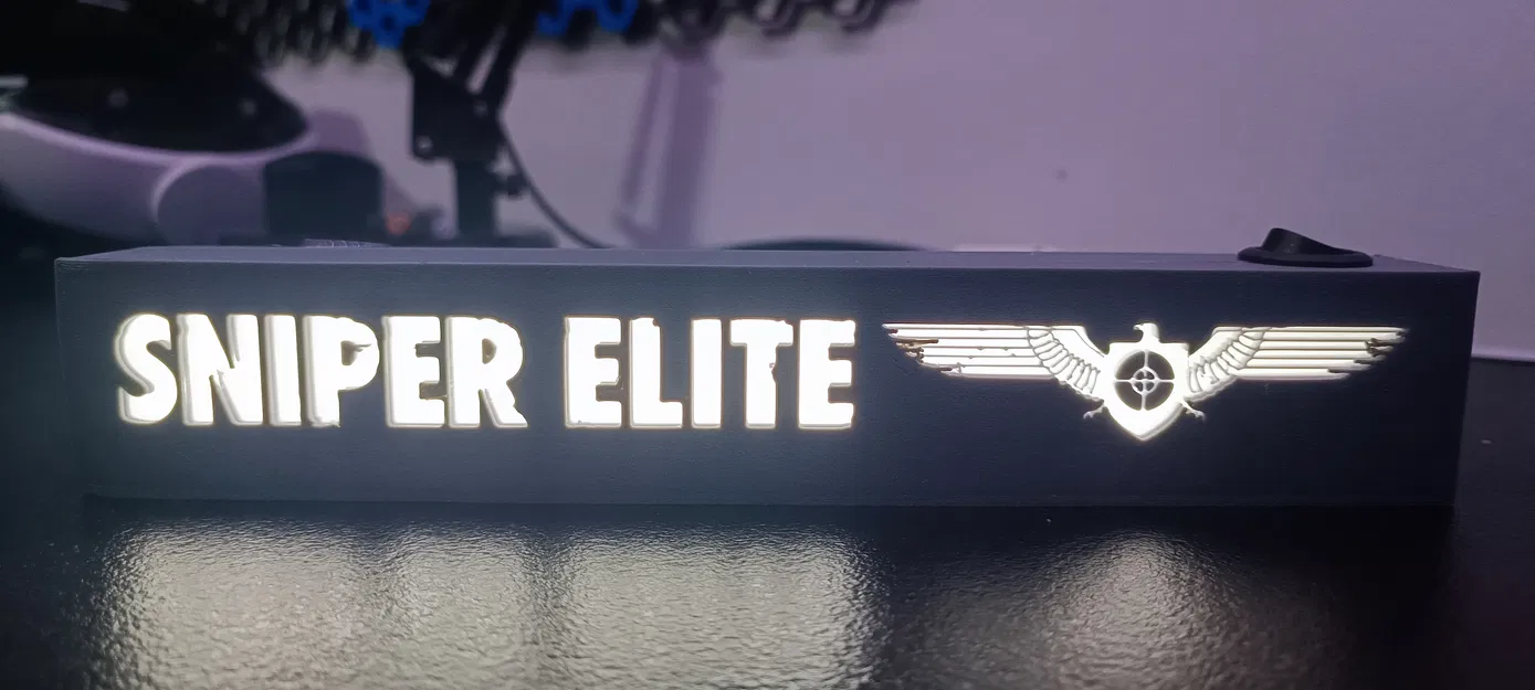Logo Sniper Elite Phát Sáng - Image 1