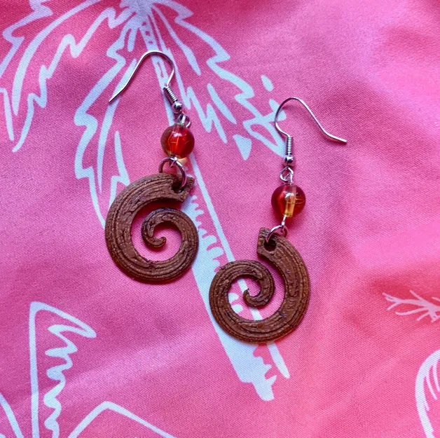 Bông Tai Hình Xoắn Ốc Đơn Giản - Image 1