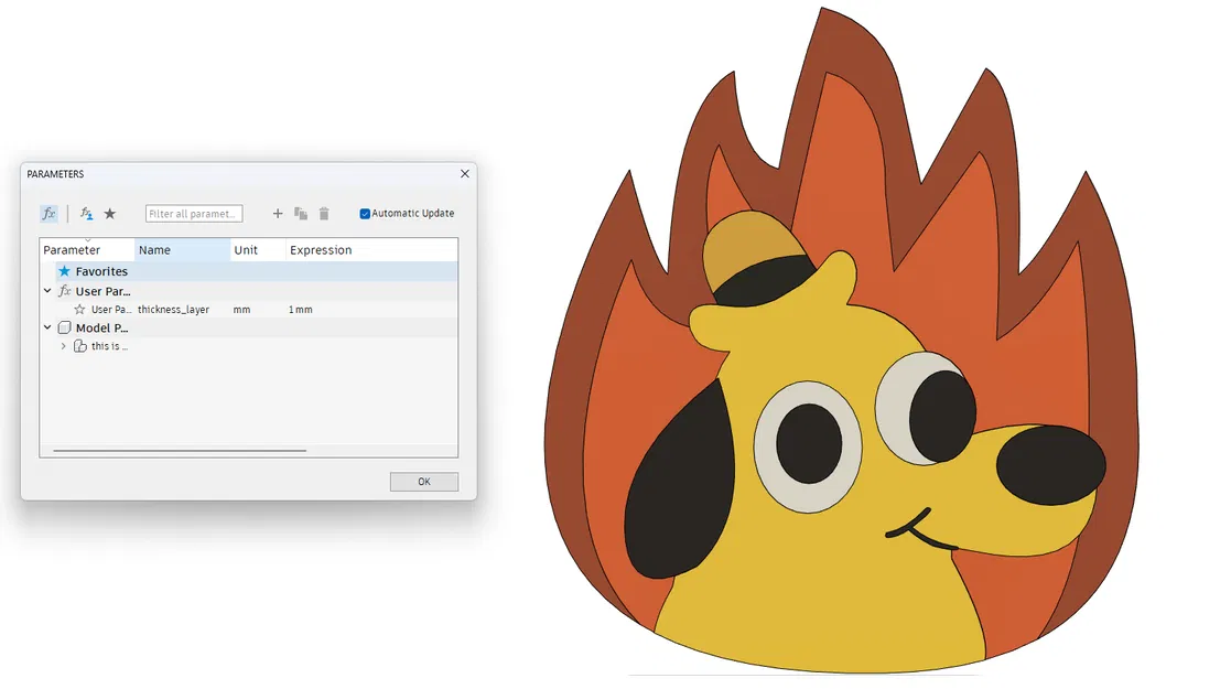 Mô Hình Meme "This Is Fine" - Image 2