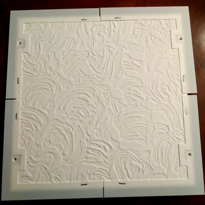 Viền cửa sập trần cho gạch gỗ