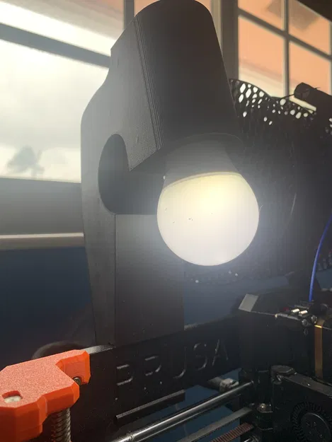 Kẹp Giữ Đui Đèn E26 Cho Prusa MK4/MK3 - Image 1