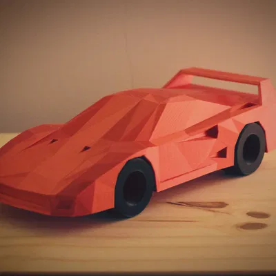 Ferrari F40 Low-Poly