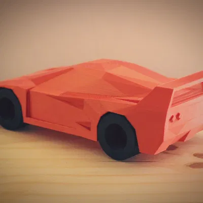 Ferrari F40 Low-Poly