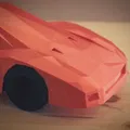 Ferrari F40 Low-Poly - Thumbnail 3