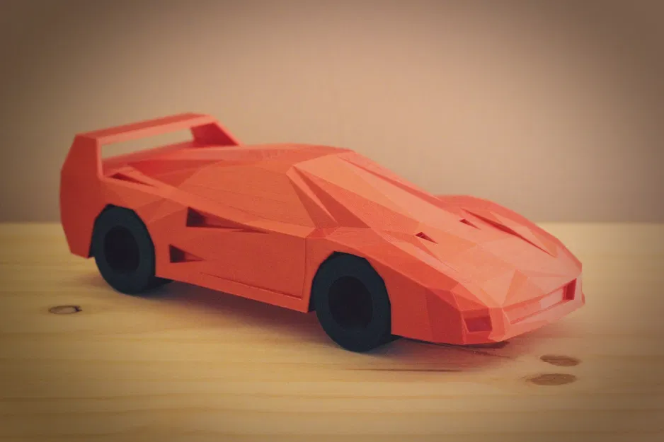 Ferrari F40 Low-Poly - Image 5