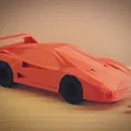 Ferrari F40 Low-Poly - Thumbnail 5
