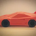 Ferrari F40 Low-Poly - Thumbnail 7