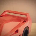Ferrari F40 Low-Poly - Thumbnail 8