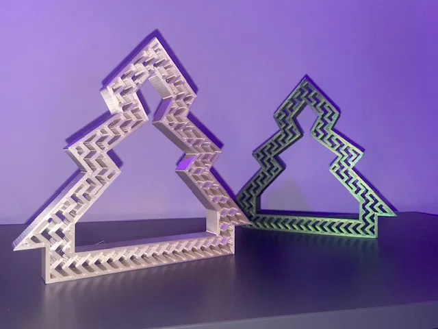 Cây Thông Giáng Sinh Xương Cá Rỗng Ruột - Image 1