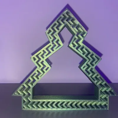 Cây Thông Giáng Sinh Xương Cá Rỗng Ruột